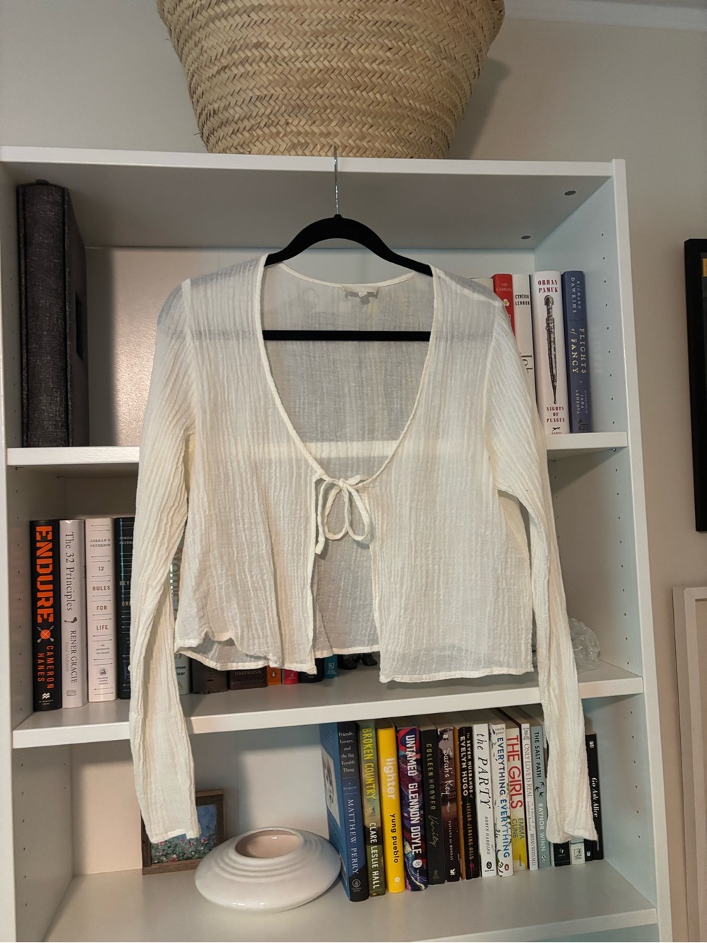 Monday Swimwear Linen Tie Top